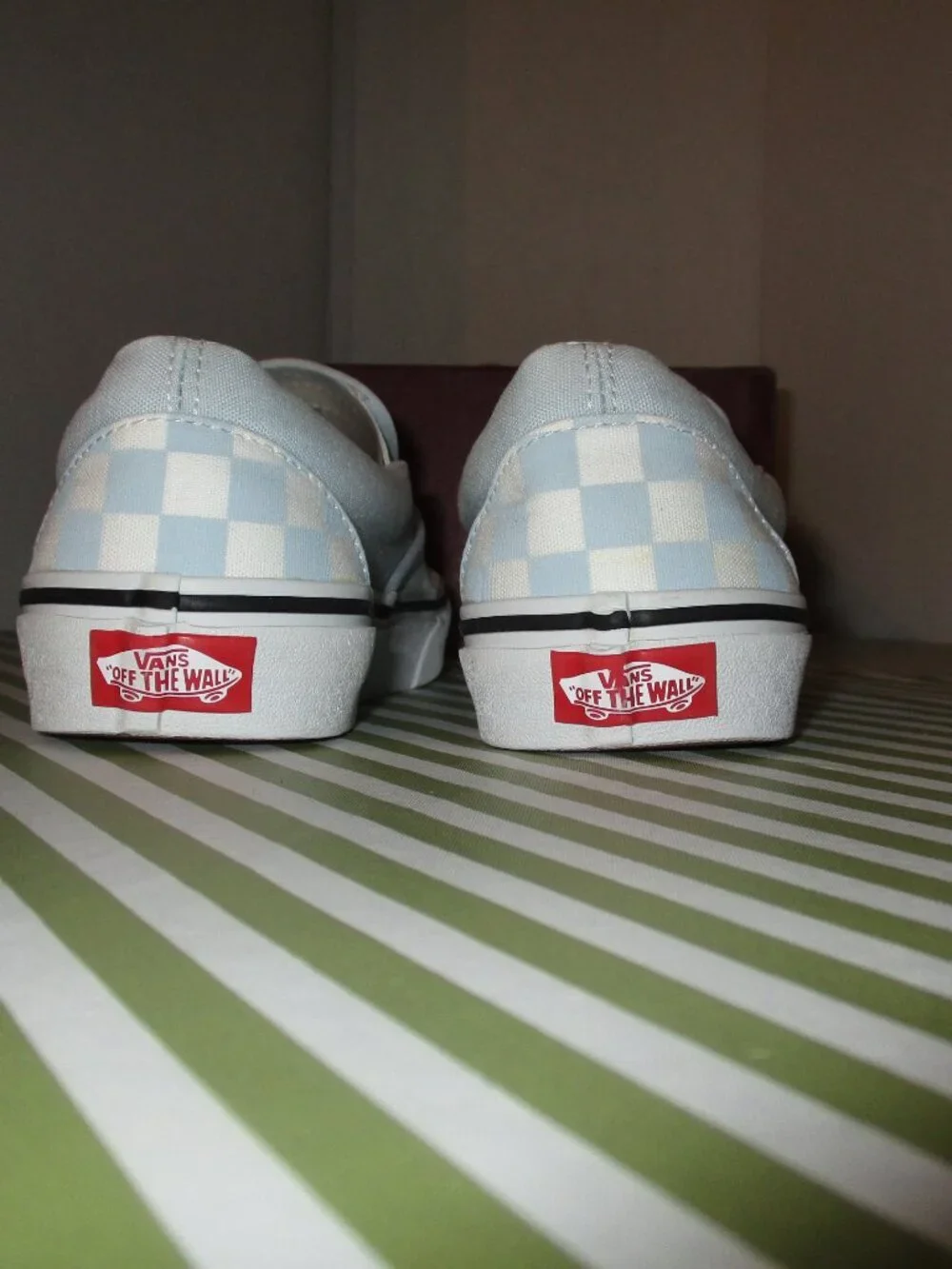 Vans Blue Checkerboard Sneakers